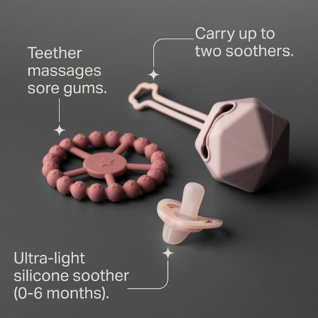 Tommee Tippee Silikon Giftset Pink