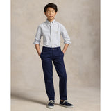 Polo Ralph Lauren Lt Blue Stripe Sport Skjorta