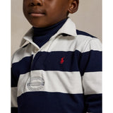Polo Ralph Lauren White/Cruise Navy Rugby Pikétröja T-Shirt