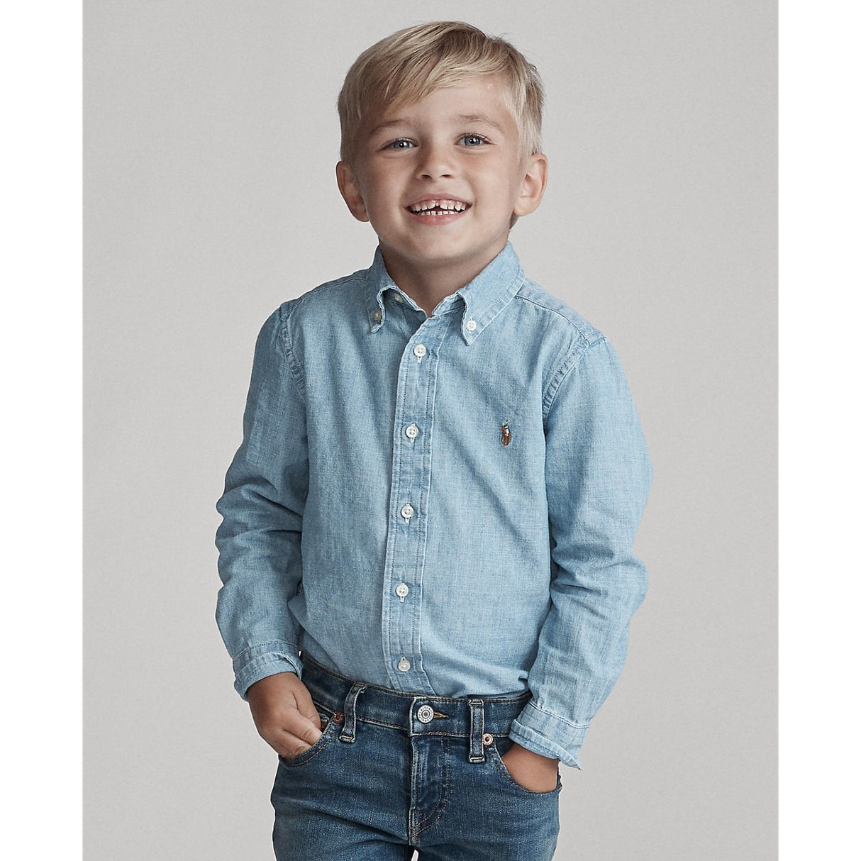 Polo Ralph Lauren Lt Blue Sport Skjorta