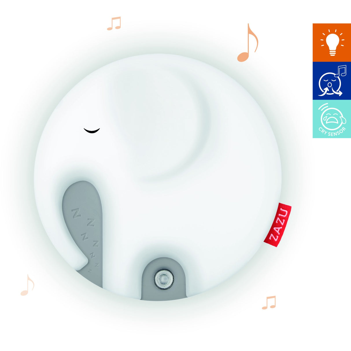 Zazu White Emmy The Elephant Breathing Light