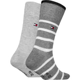 Tommy Hilfiger Black Th Kids Strumpo 2P Breton Stripe