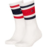 Tommy Hilfiger White Th Kids Strumpo 2P Sport Stripe