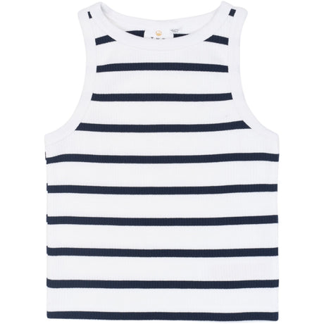 The New Navy Blazer Striped Tntish S_L Rib Topp