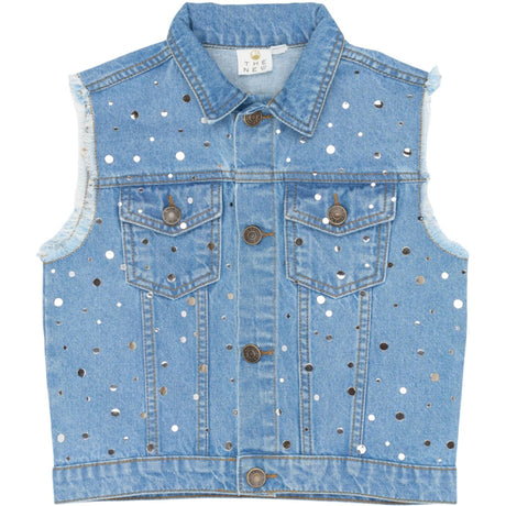 The New Light Blue Denim Tnromina Denim Väst