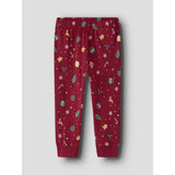 Name It Jester Red Xmas AOP Red Nmnvismas Ls Nightset