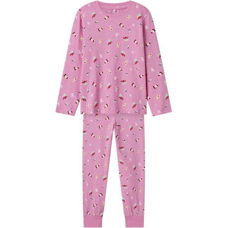 Name It Fuchsia Pink Christmas Elements Vismas Pyjamas