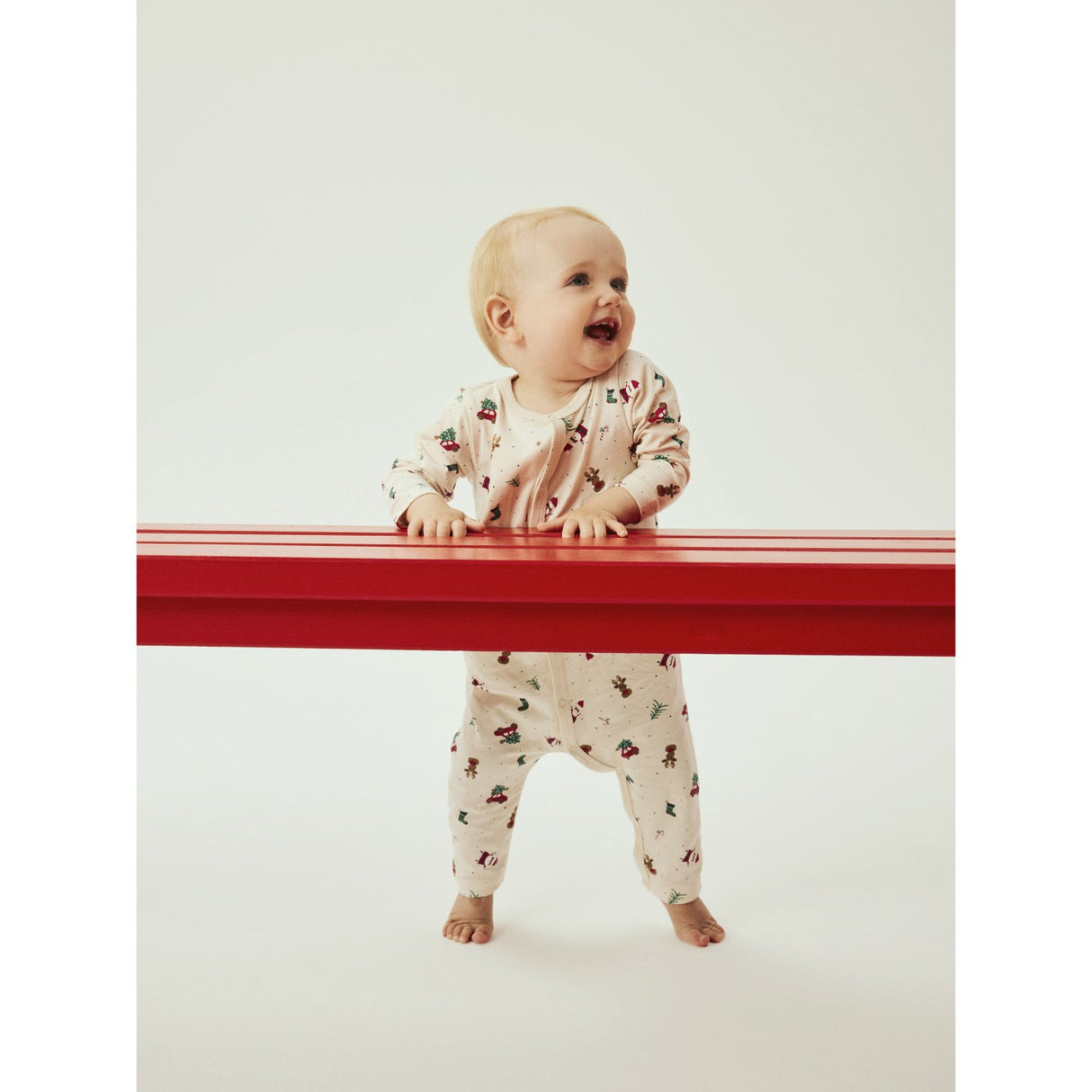 Name It Whitecap Gray Christmas Elements Vismas Nattdräkt