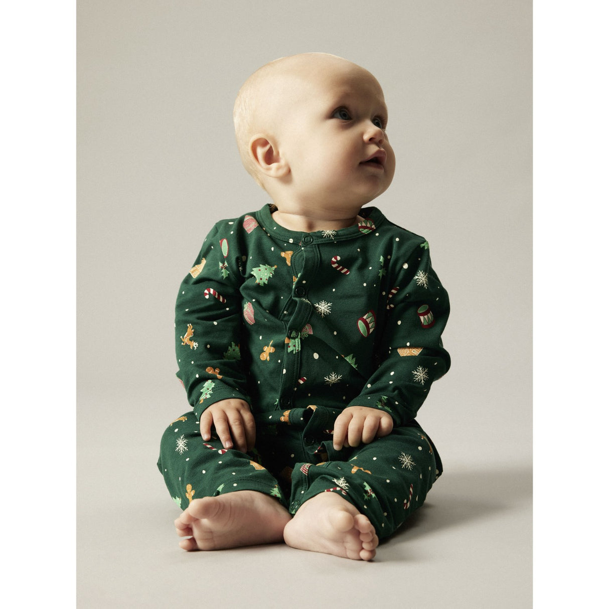 Name It Botanical Garden Xmas AOP Nbnvismas Ls Nightsuit