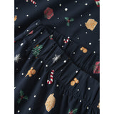 Name It Navy Blazer Xmas AOP Navy Nanvismas Ls Nightset Voksen