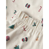 Name It Whitecap Gray Xmas AOP Nanvismas Ls Nightset Voksen