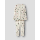 Name It Whitecap Gray Xmas AOP Nanvismas Ls Nightset Voksen