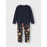 Name It Navy Blazer Nmmslava Paw Ls Nightset Cplg