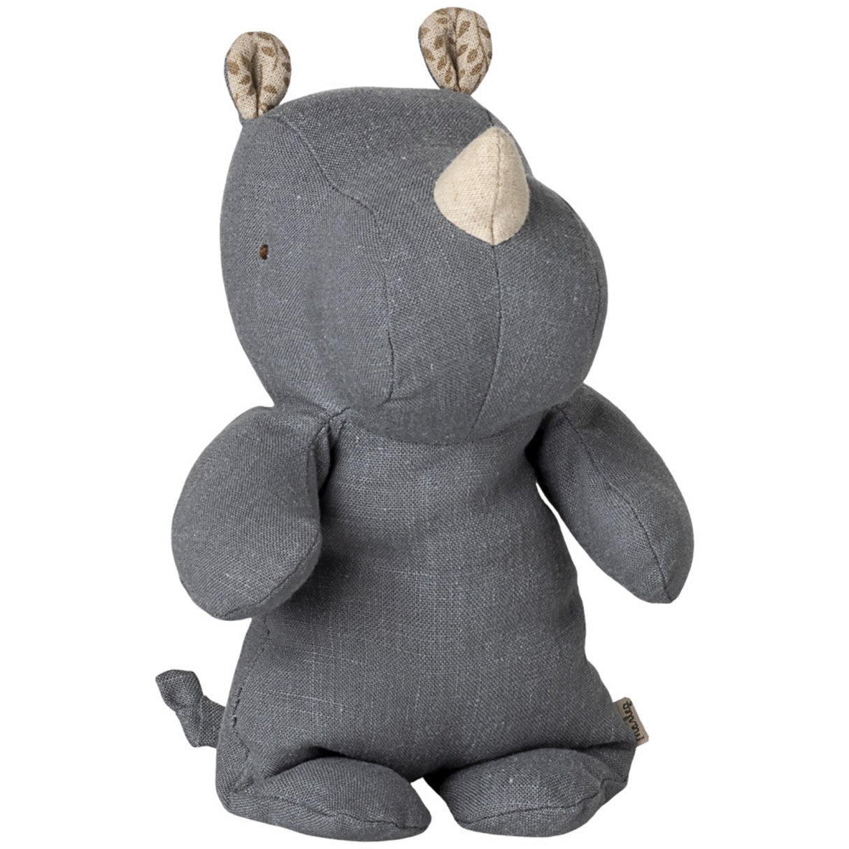 Maileg Safari Friends, Næsehorn, Lille - Støvet Blå