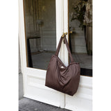 KAS Kopenhagen Brown Kas Multi Purpose Tote Med Fold