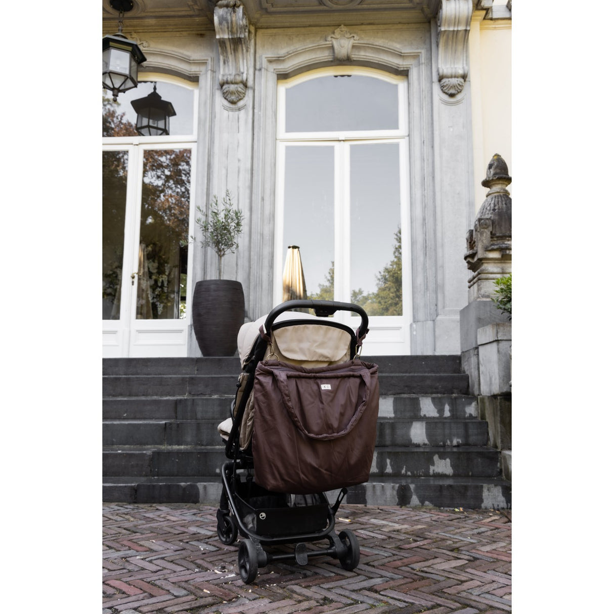 KAS Kopenhagen Brown Kas Multi Purpose Tote Med Fold