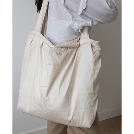 KAS Kopenhagen Beige Kas Multi Purpose Tote Med Fold