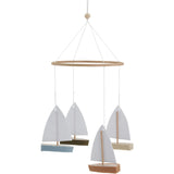 KAS Kopenhagen Multi Color Boat Baby Mobil