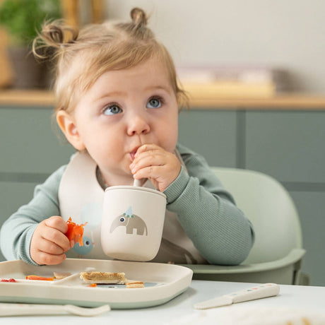 DonebyDeer Celebration Sand Silikon Sugerørskop 2-Pack