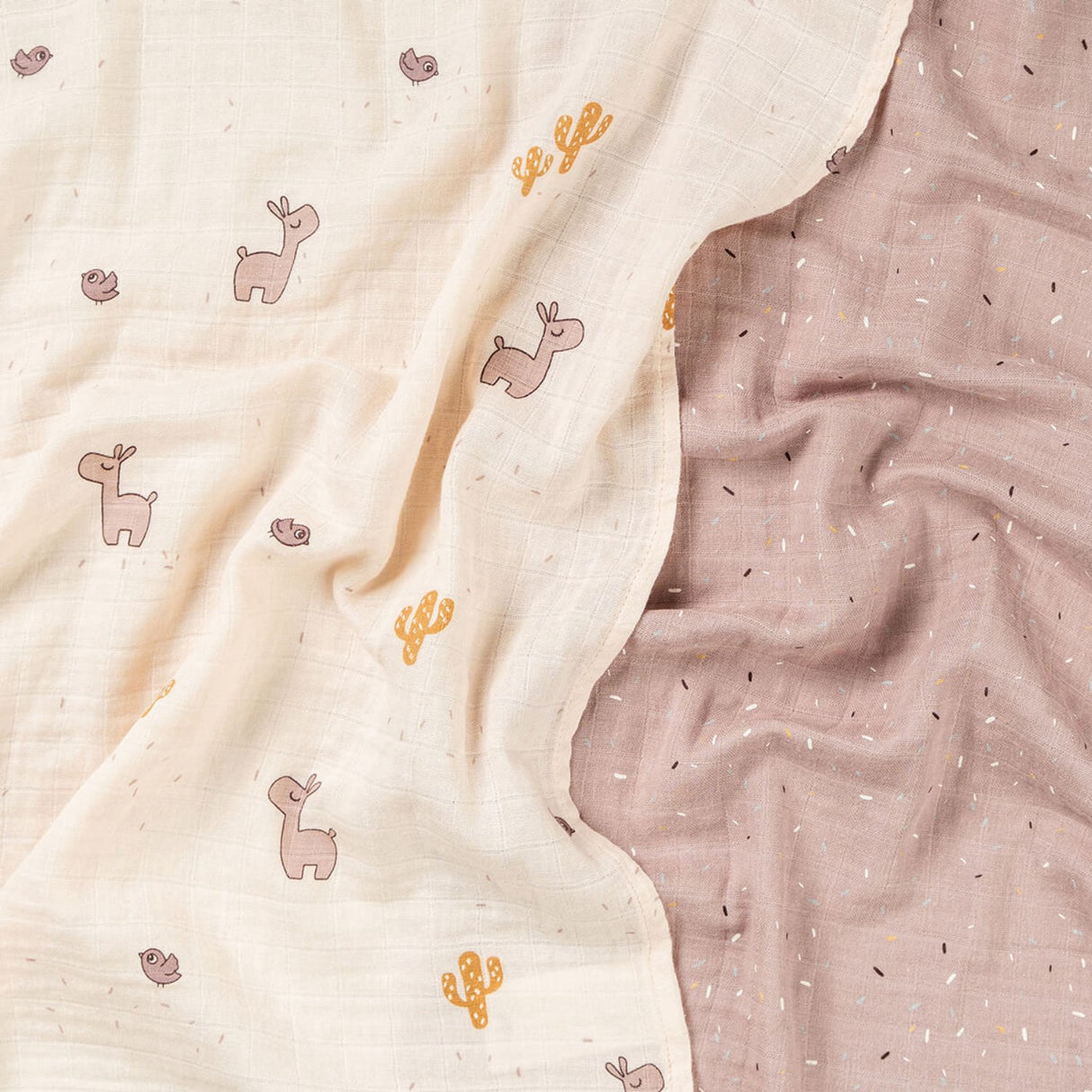 DonebyDeer Lalee Powder Muslinfilt 2-Pack