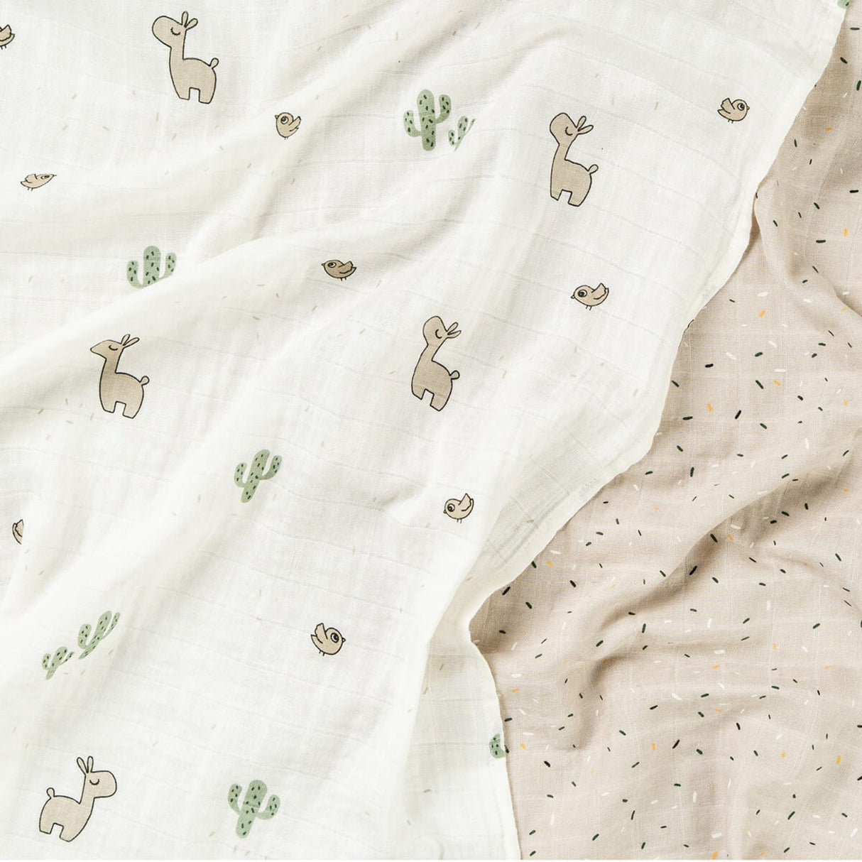 DonebyDeer Lalee Sand Muslinfilt 2-Pack