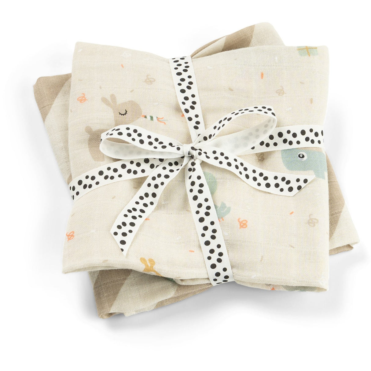 DonebyDeer Celebration Sand Muslinfilt 2-Pack