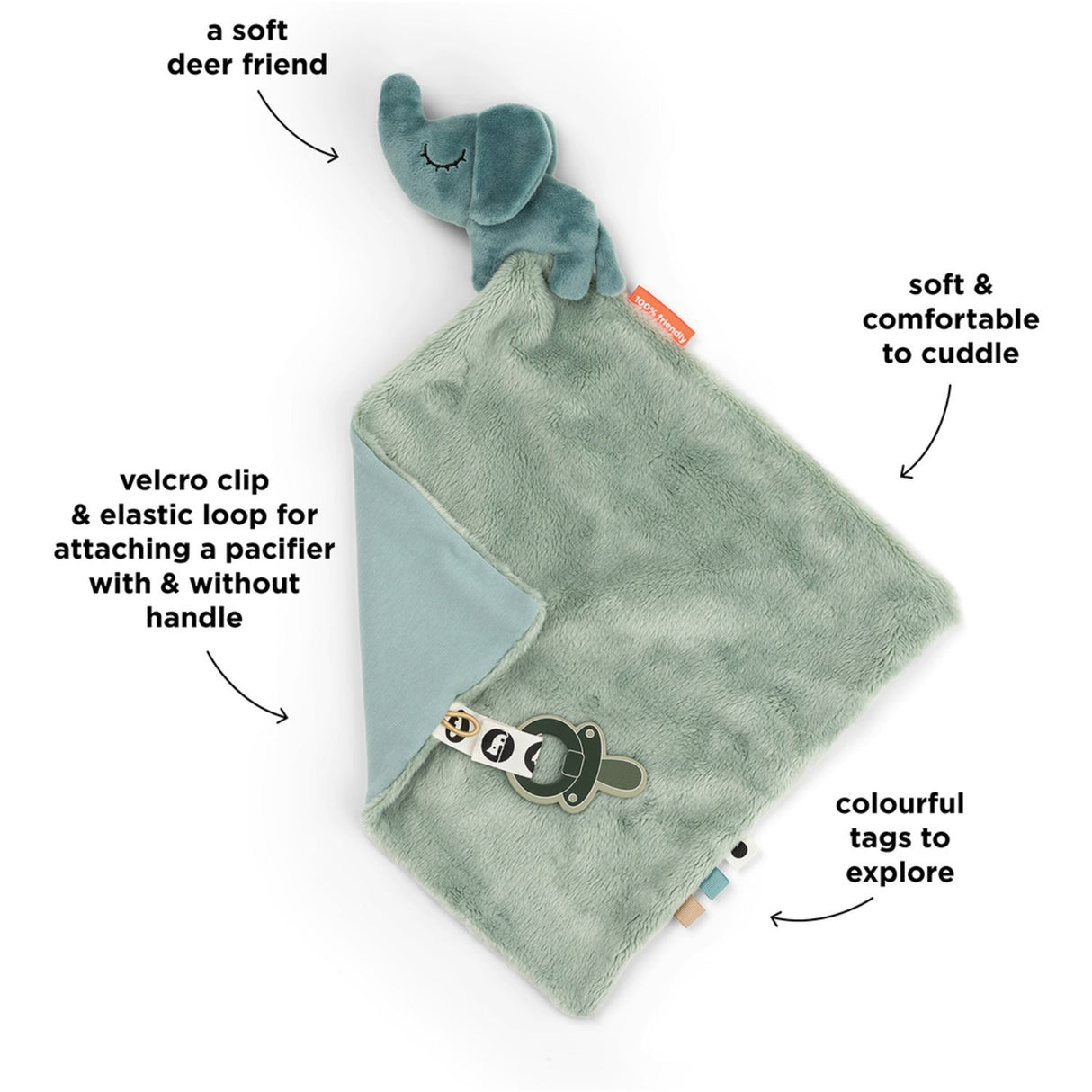 DonebyDeer Elphee Blue Snuttefilt