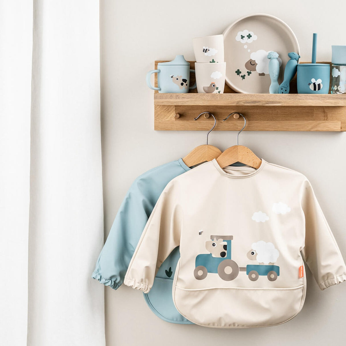 DonebyDeer Tiny Farm Blue Læringsske Sett