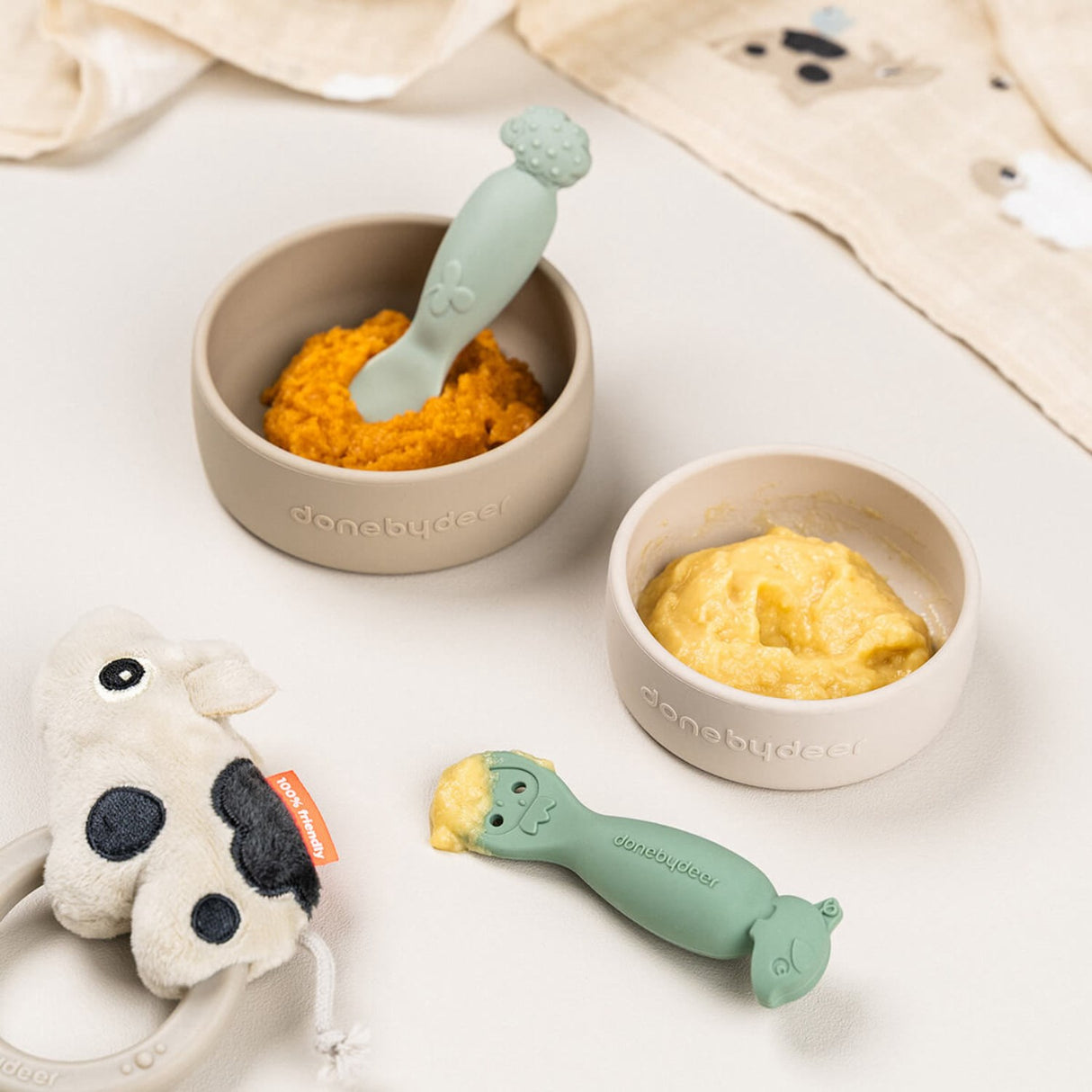 DonebyDeer Tiny Farm Green Læringsske Sett