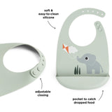DonebyDeer Playground Green Silikon Haklapp