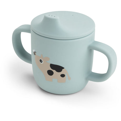 DonebyDeer Tiny Farm Blue Silikon Tudkop 2 Håndtag