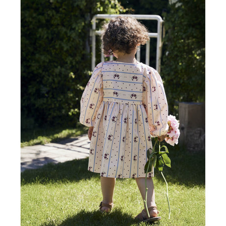 Fliink Chalk Pink Aop Colombe Ls Klänning