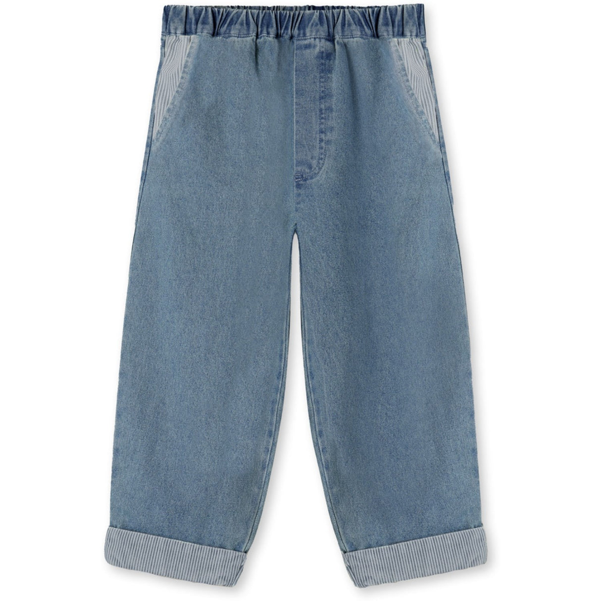 Fliink Medium Denim Blue Don Contrast Byxor