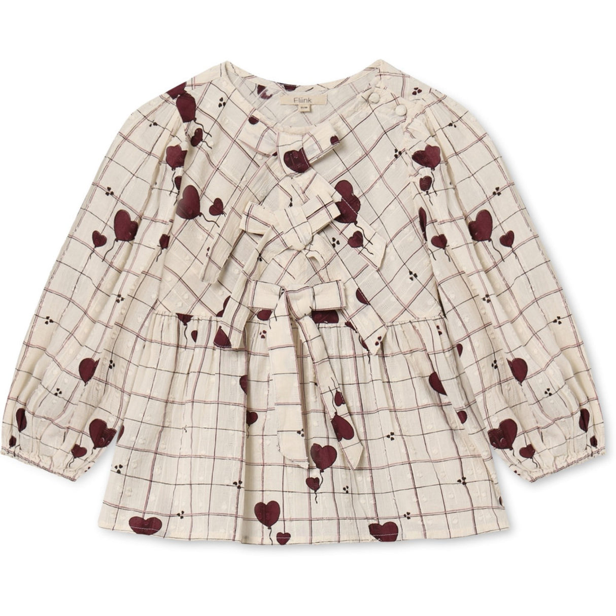 Fliink Sandshell Heart Aop Ilove Blus