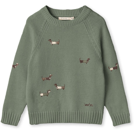 Fliink Hedge Green Mahdi Dog Pullover