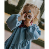 Fliink Medium Denim Blue Helene Ls Blus