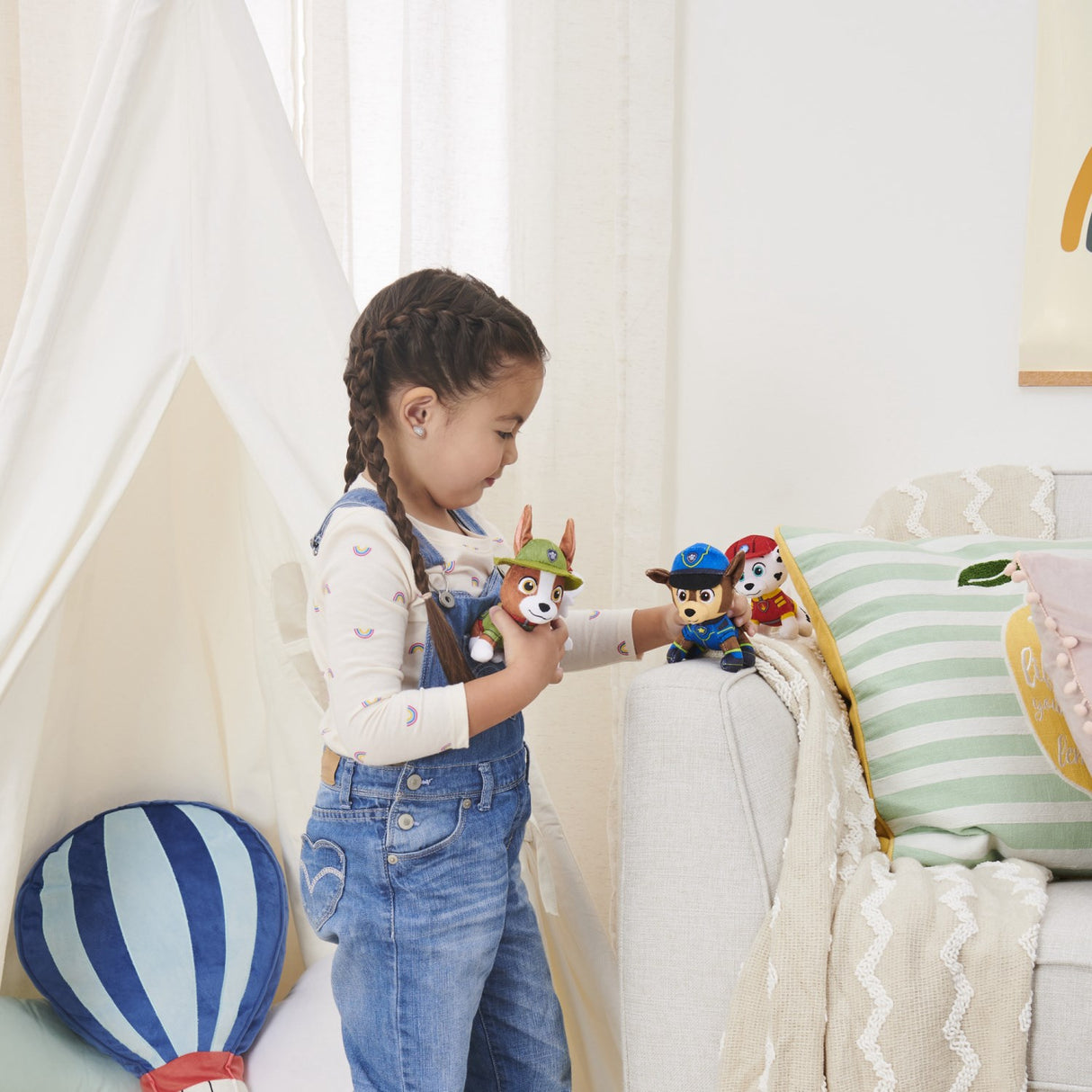 Paw Patrol Plush Mini Bamse 10 cm - Chase