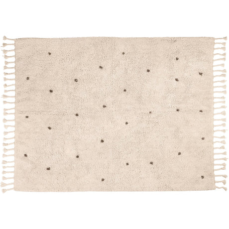KAS Kopenhagen Natural/Brown Dots Small Rug 140X200