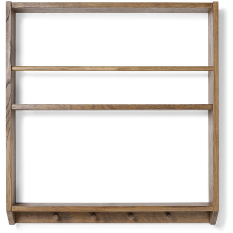 KAS Kopenhagen Smoked Oak Eli Shelves Med Hooks