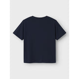 Name It Navy Blazer Nkmstuff Bod Ss Nreg Topp Box Sky