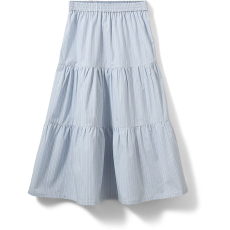 Sofie Schnoor Light Blue Striped Vivisy Kjol