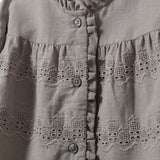 Sofie Schnoor Stone Grey Aylinkb Skjorta