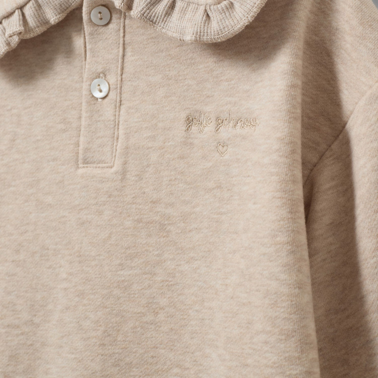 Sofie Schnoor Beige Melange Eliskb Sweatshirt