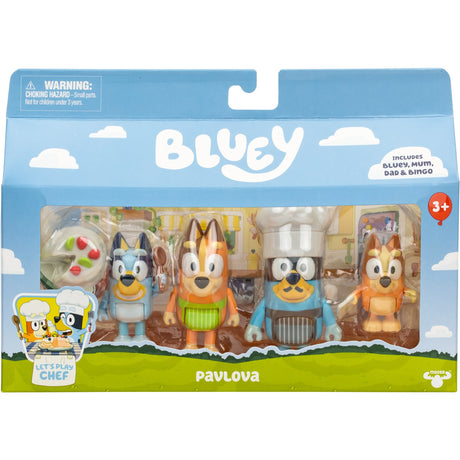 Bluey Figur 4-Pack Dessert Time Pavlova