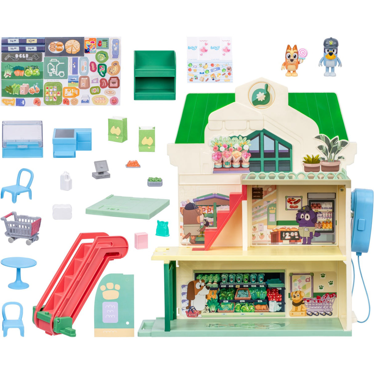 Bluey Supermarket Playset