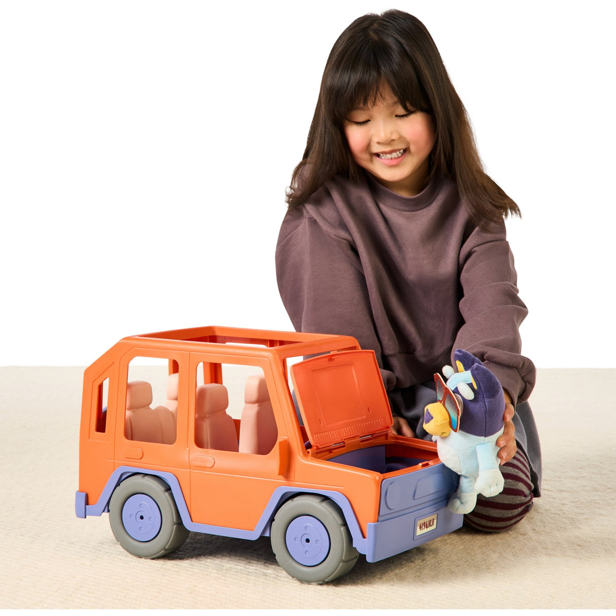 Bluey Big Heeler Bil 4WD W/plush