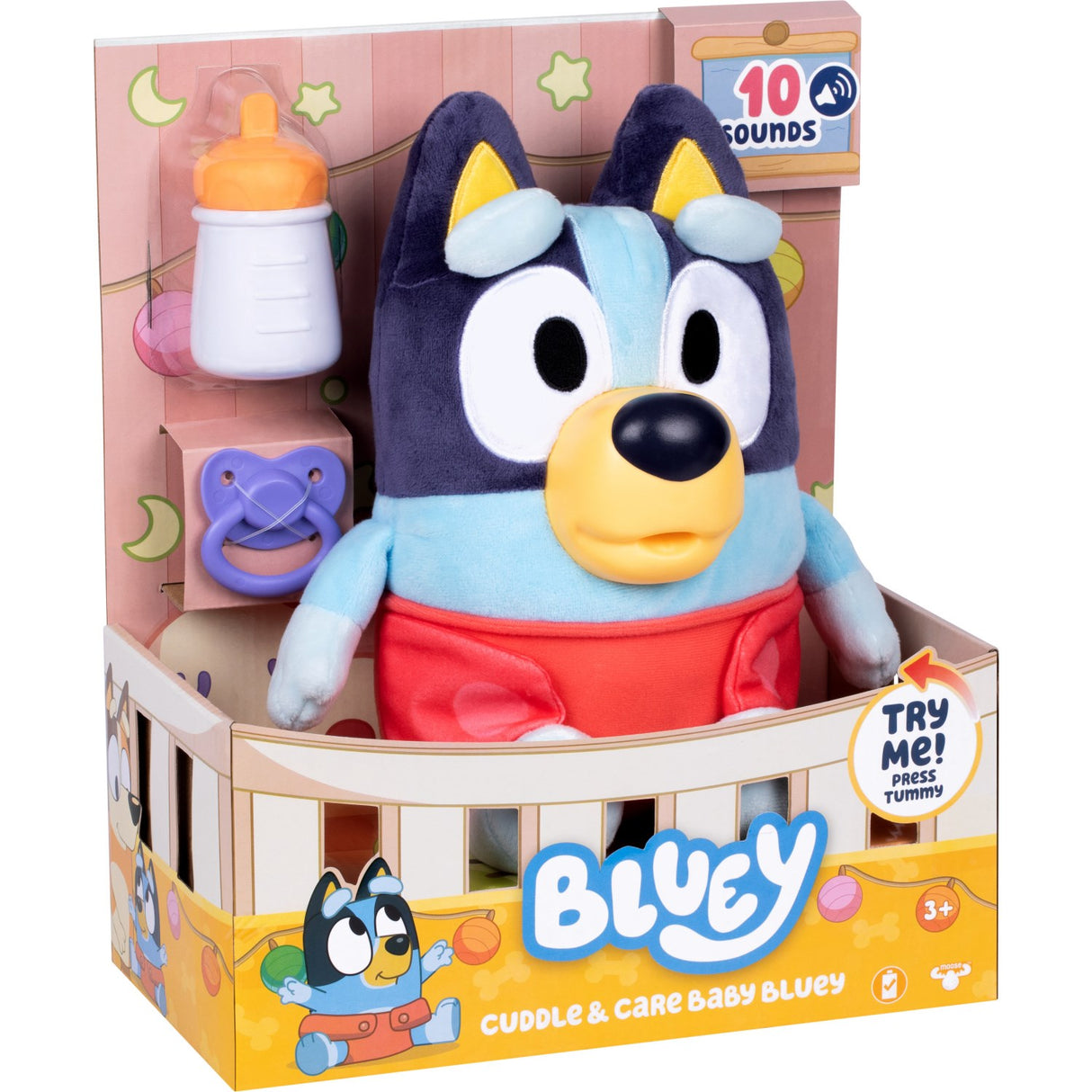 Bluey Cuddle & Care Baby Plys