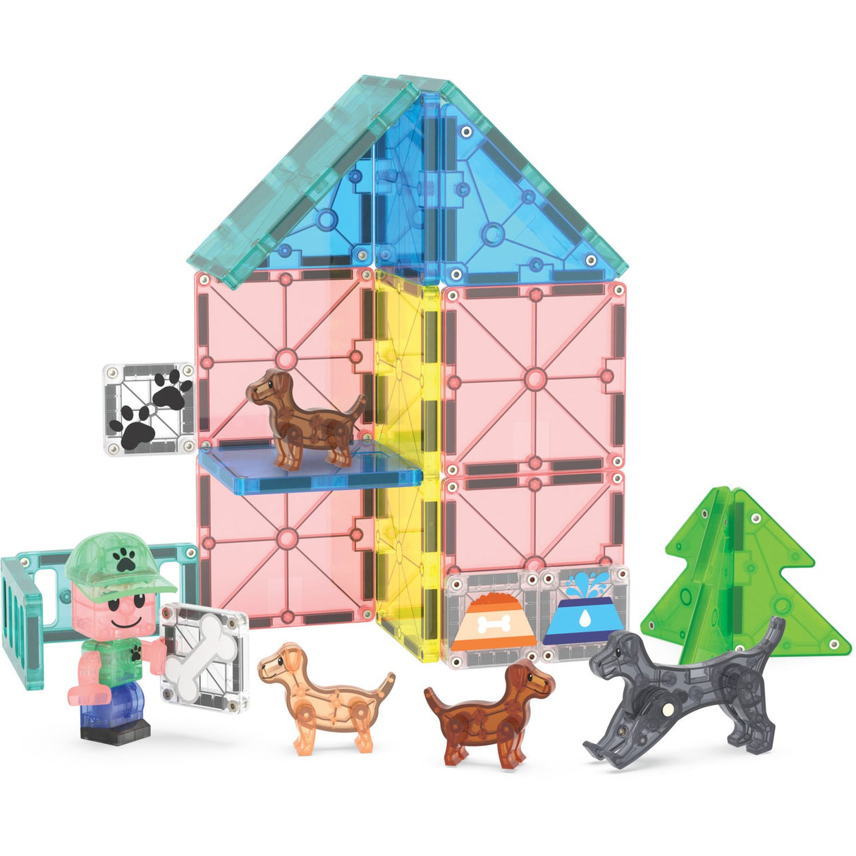 Magna-Tiles® Puppy Park 27 Pcs