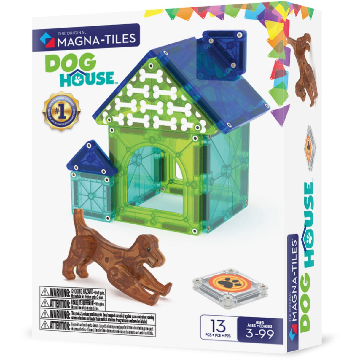 Magna-Tiles® Dog House 13 Pcs