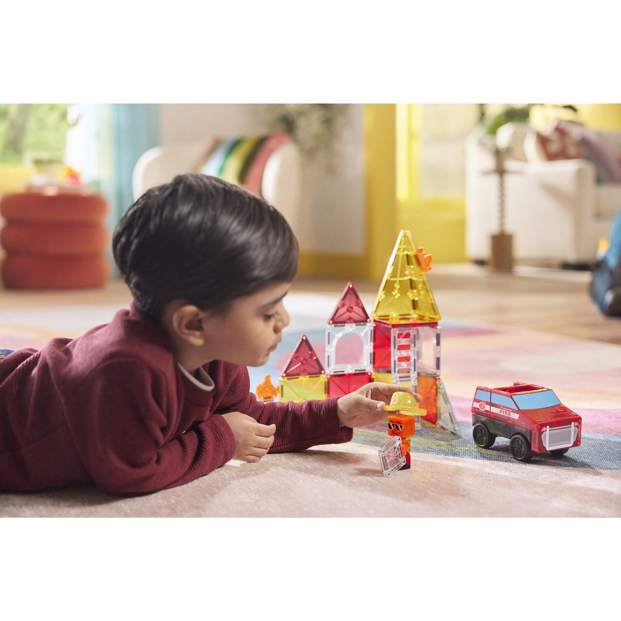 Magna-Tiles® Fire Rescue 27 Pcs